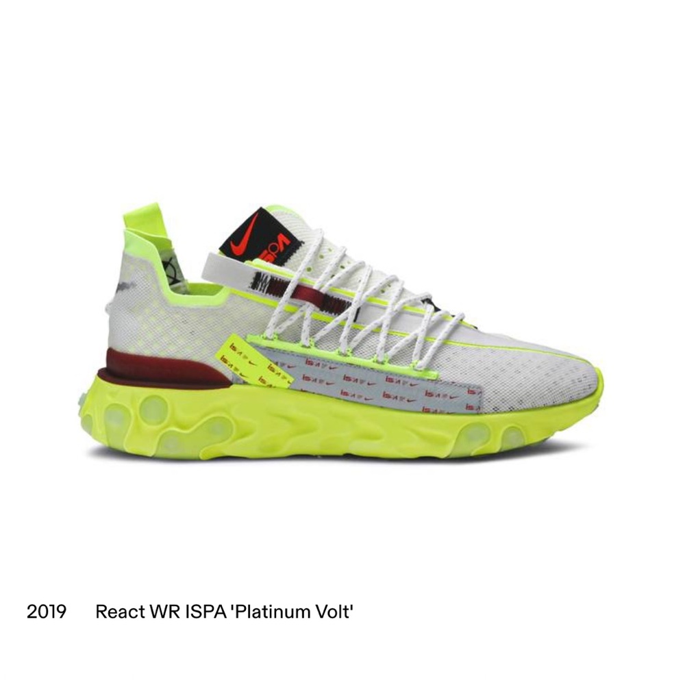 Nike React WR ISPA ‘Platinum Volt’